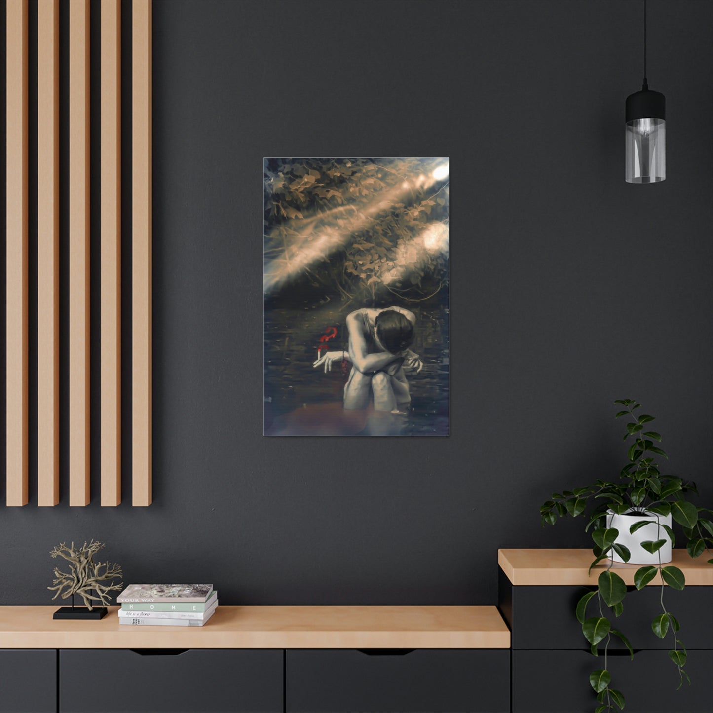 Depression Canvas Print