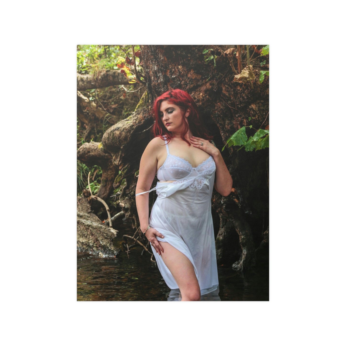 Water nymph Satin Posters (210gsm)