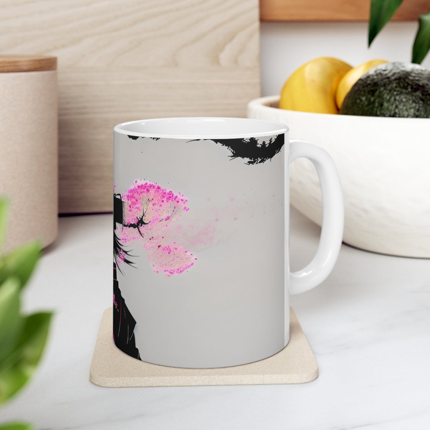 Cherry blossum 4 Ceramic Mug 11oz