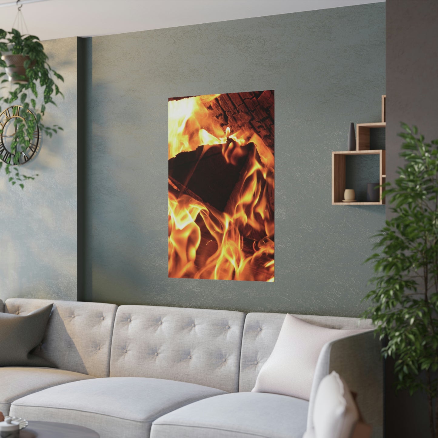Fire Satin Posters (210gsm)