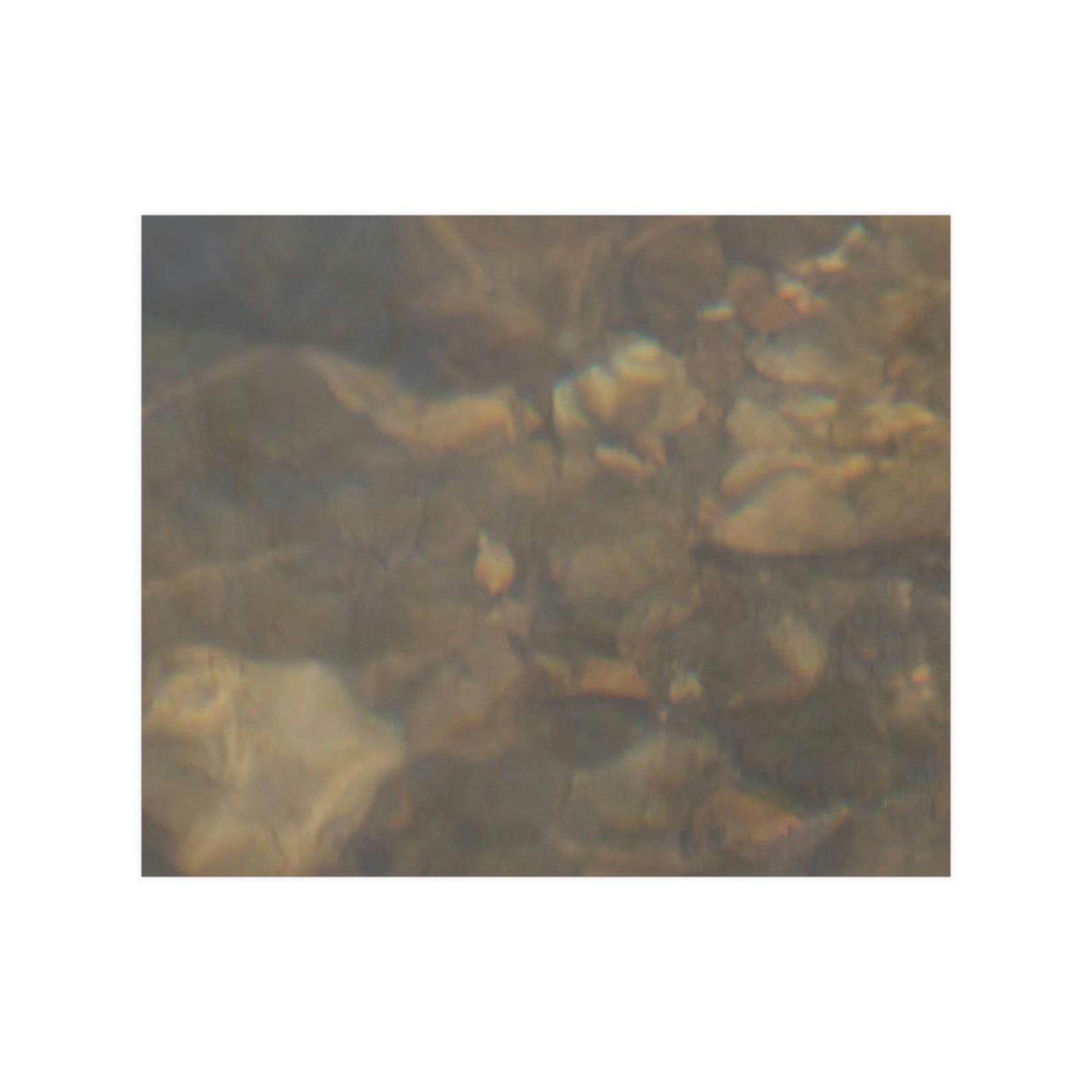water rocks Satin Posters (210gsm)