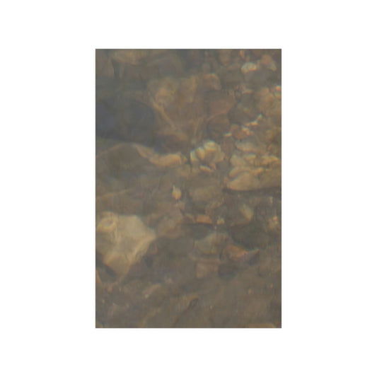 water rocks Satin Posters (210gsm)