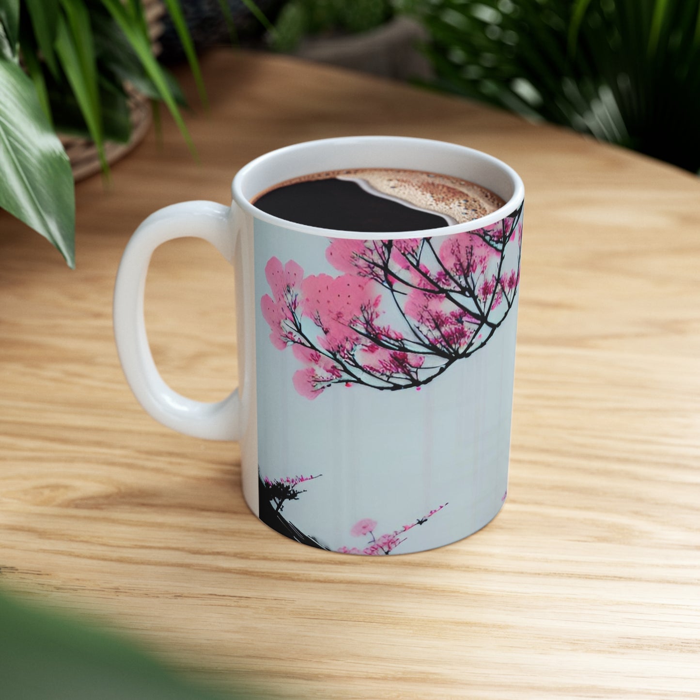 Cherry blossum 8 Ceramic Mug 11oz